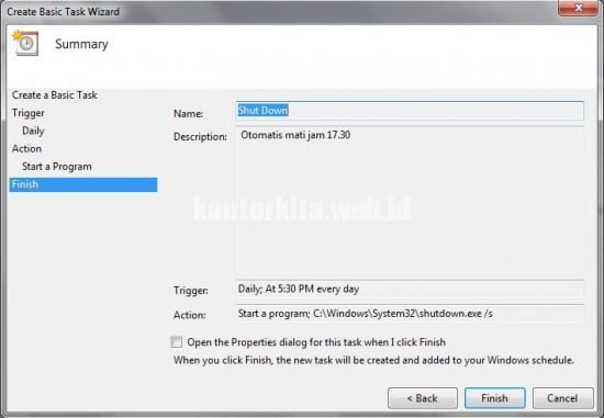 Membuat Auto Shut Down di Windows 7 Tanpa Software 7