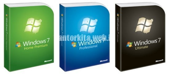 Perbedaan Windows 7 Starter, Home, Professional, dan Ultimate