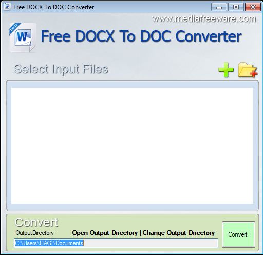 Free Docx to Doc Converter