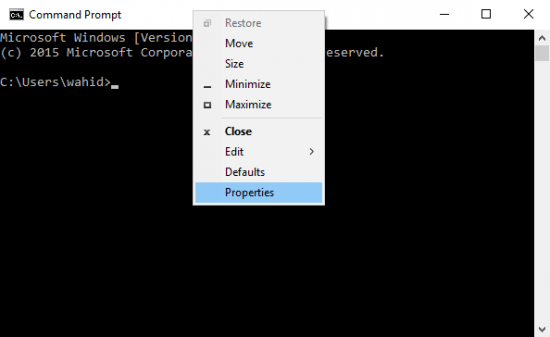 Cara Mengganti Warna Font dan Background Command Prompt Windows 10