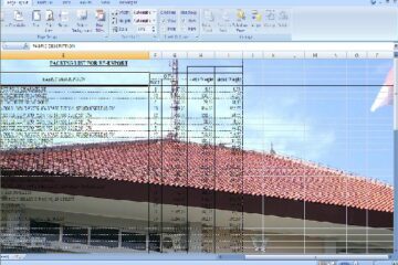 tambah background excel