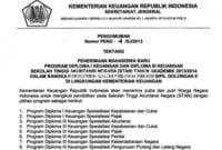 Daftar CPNS Kementerian Keuangan 2013