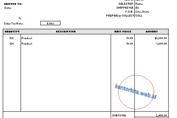 invoice, buat invoice