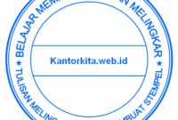 tulisan melingkar word