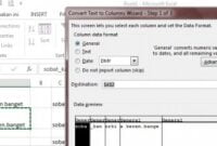 pisah kata dengan excel