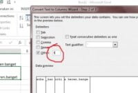 cara memecah kata excel