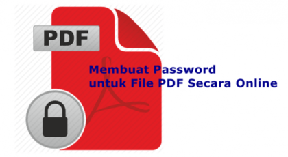 Membuat Password untuk File PDF